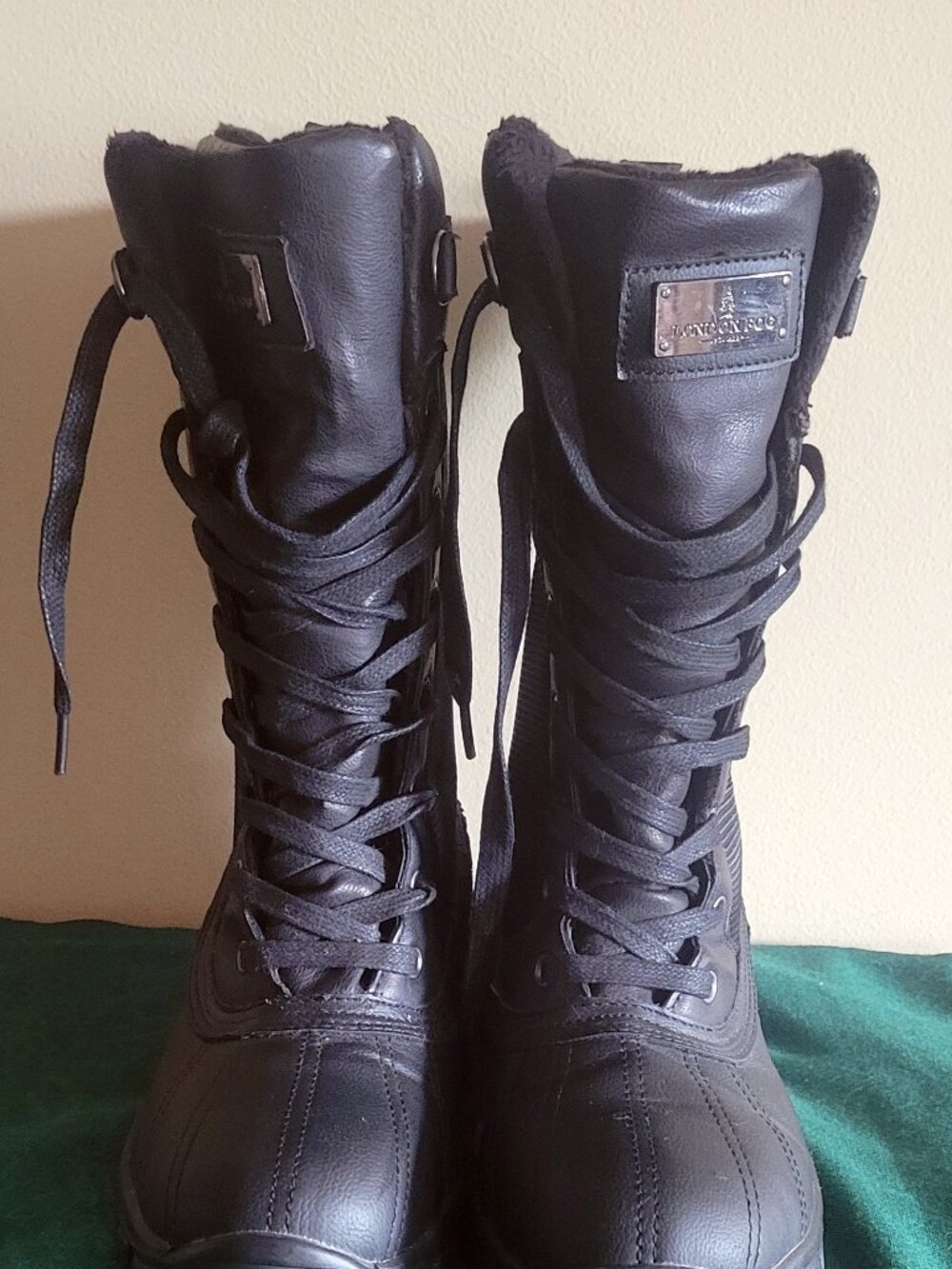 London Fog Women's Milly Lace Up Buckle Winter Snow Boots